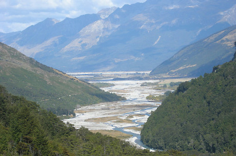 Above the Rees and Dart Valleys, South Island. Photographer: John Sawyer