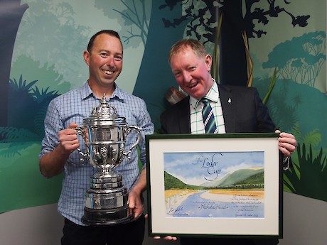 Christchurch botanist Nicholas Head and Conservation Minister Dr Nick Smith
